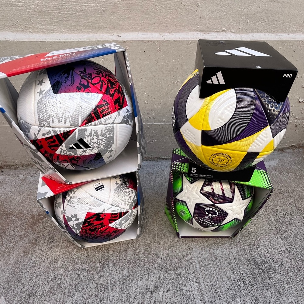 Adidas x FIFA Official Match Day Soccer Ball Size 5 Lot of 5 Fast Free Shipping!
